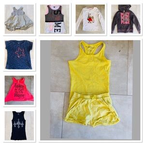 Eight pieces of girls clothing
